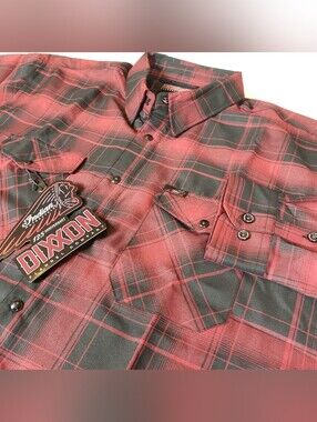 NWT Dixxon Men's 3X 3XL Indian Motorcycle 125th Anniversary Flannel Shirt